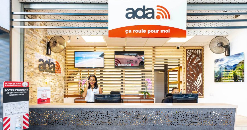 L'agence de location ADA Réunion, Aéroport Saint-Denis
