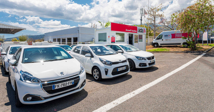 Parking de l'agence ADA Réunion, Le Port