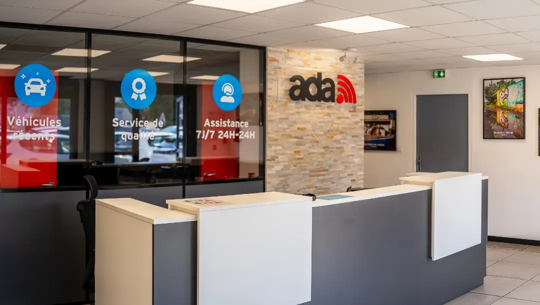 Accueil comptoir location ADA Réunion, La Possession