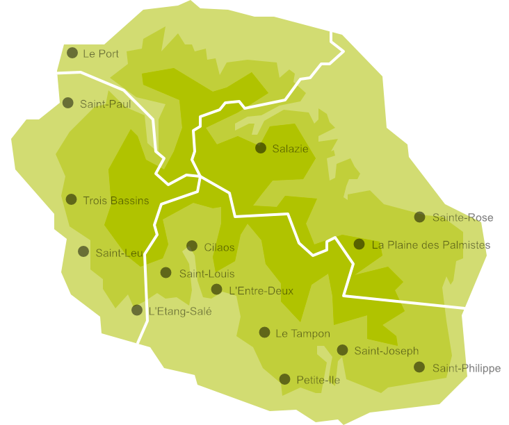 Carte Ada Réunion