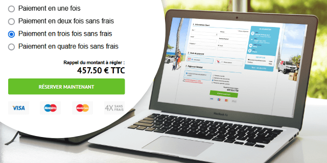 Conditions de paiement 3x sans frais avec ADA