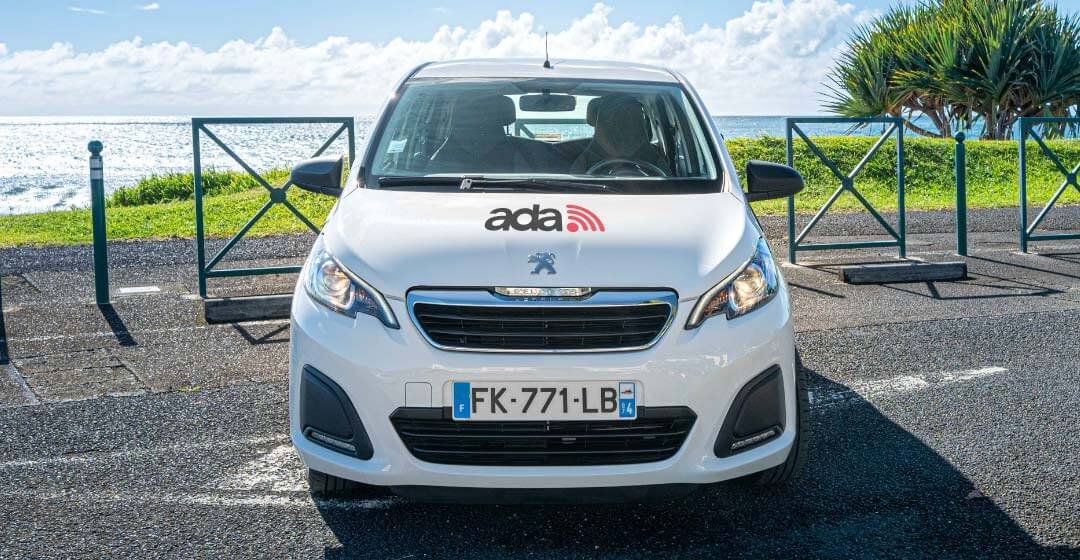 ADA Réunion location, catégorie ADA Premier prix - Peugeot 108