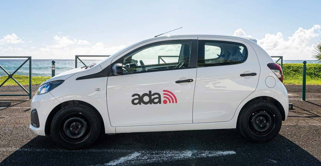 ADA Réunion location, catégorie ADA Premier prix - Peugeot 108