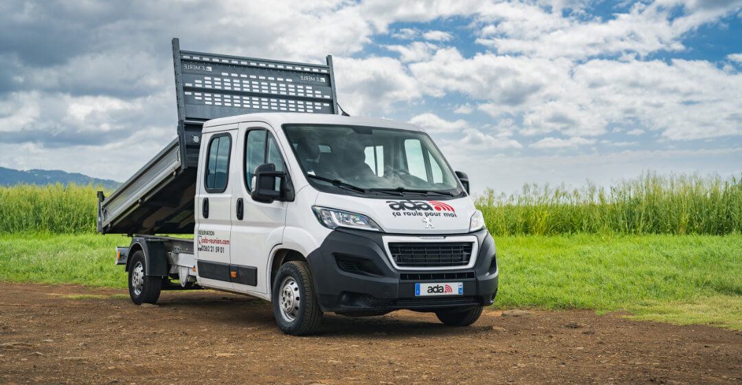 ADA Réunion location d'utilitaires, catégorie Camion Benne