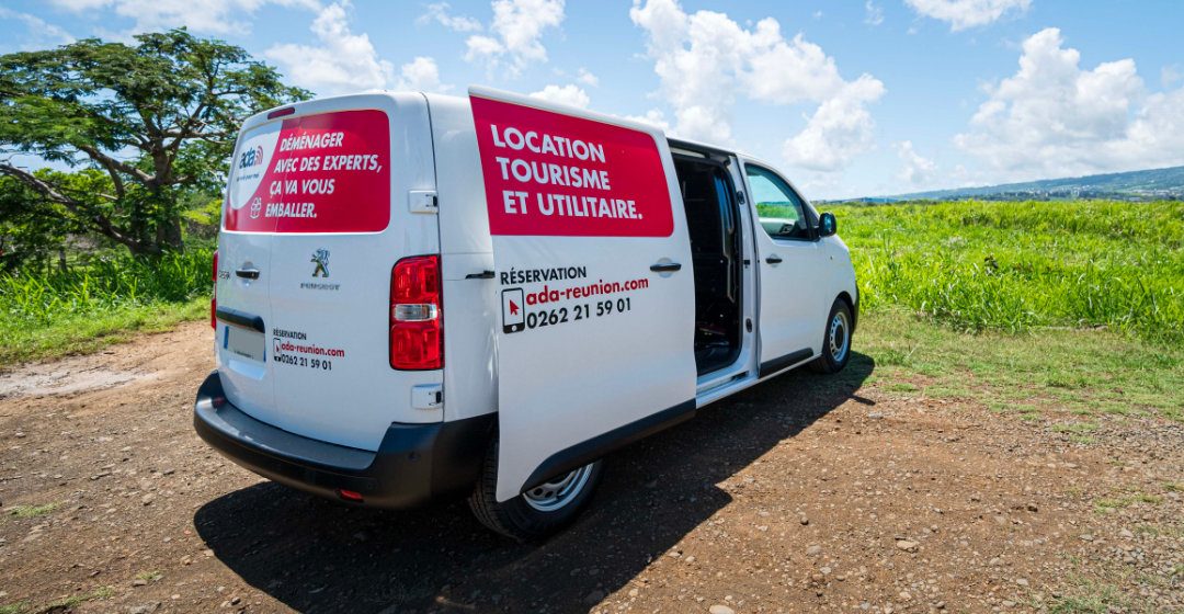 ADA Réunion location d'utilitaires, catégorie Fourgon 5-6-m3