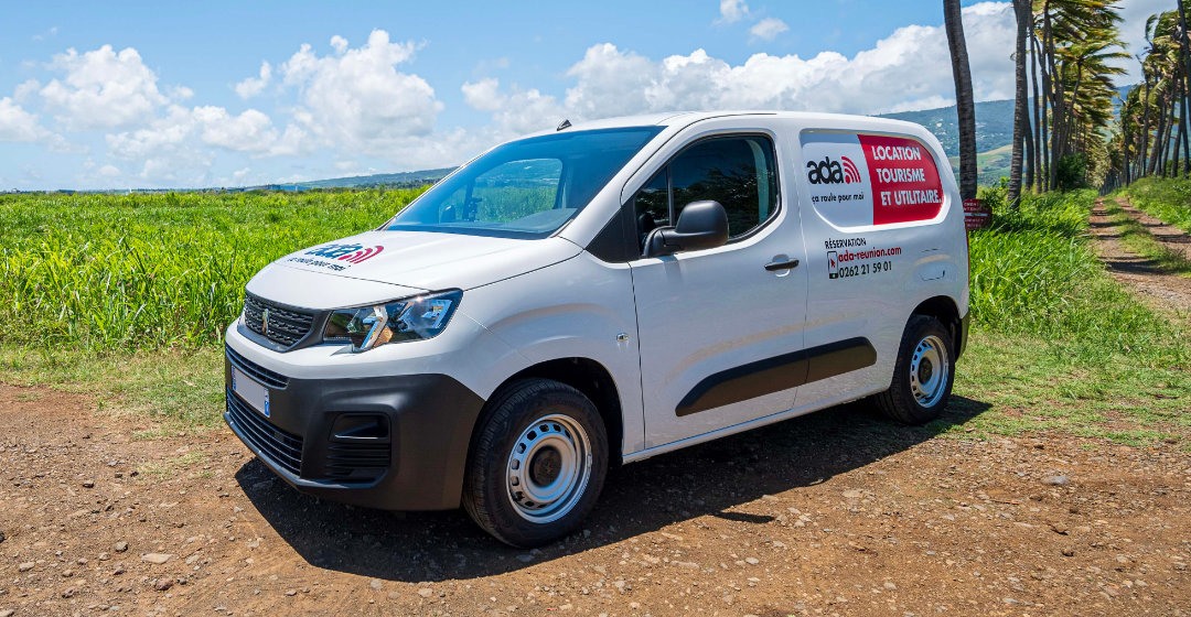 ADA Réunion location d'utilitaires, catégorie Fourgonnette 3 m³