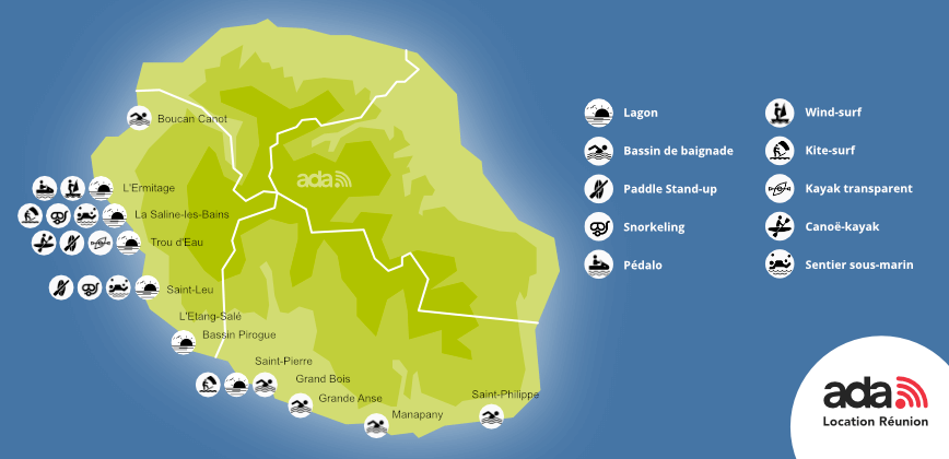 Cartes de La Réunion - Habiter La Réunion