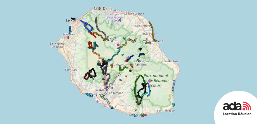 Carte de La Réunion - Le site officiel pour découvrir La Réunion